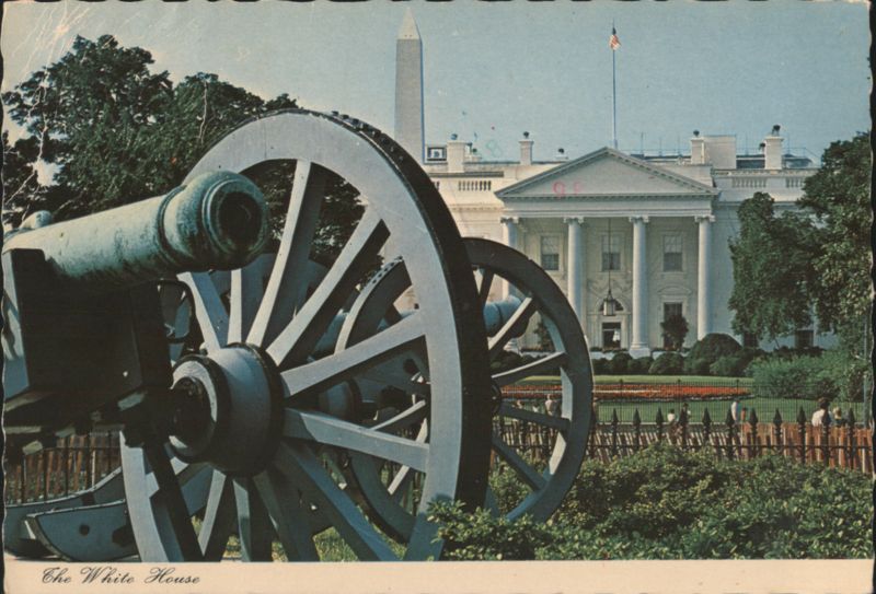 White House North Portico and Washington Monument District of Columbia