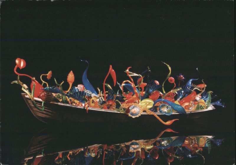 Dale Chihuly Ikebana Boat, Museum of Fine Arts Boston Massachusetts