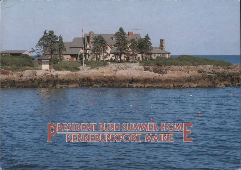 President George Bush Summer Home & Weekend Retreat Kennebunkport Maine