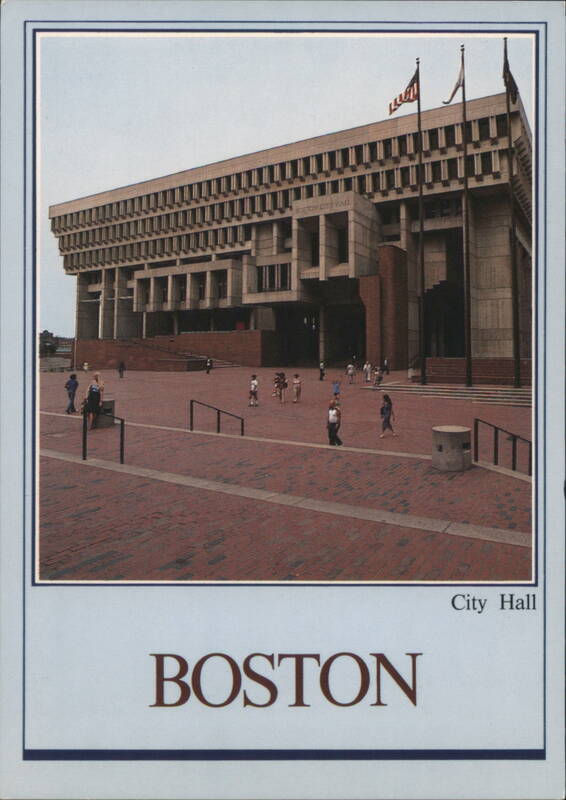 Modern and Active Boston City Hall Massachusetts Frank Siteman