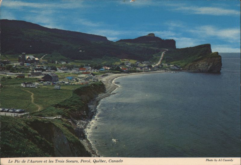 Peak 'o Dawn and the Three Sisters, South Beach Percé QC Canada