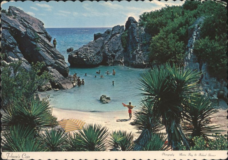 Jobson's Cove Secluded Beach and Swimming Bermuda Martin Ray & Roland Skinner