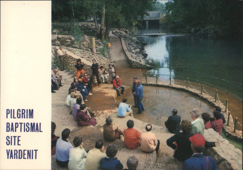Pilgrim Baptismal Site Yardenit, River Jordan Israel