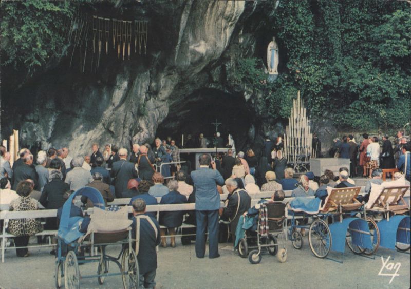 The Miraculous Grotto of Lourdes France Yan