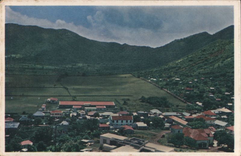 Eastern Section View with Hospital and School Marigot Saint Martin