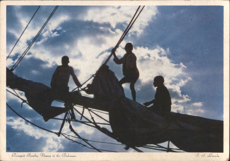 Bowsprit Revelry, Nassau Waterfront Bahamas F. S. Lincoln