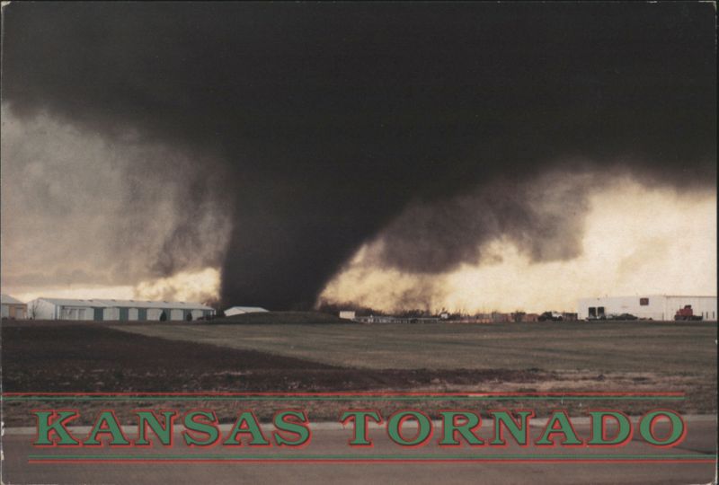 March 13, 1990 Wedge Tornado Near Hesston Kansas Wade Balzer