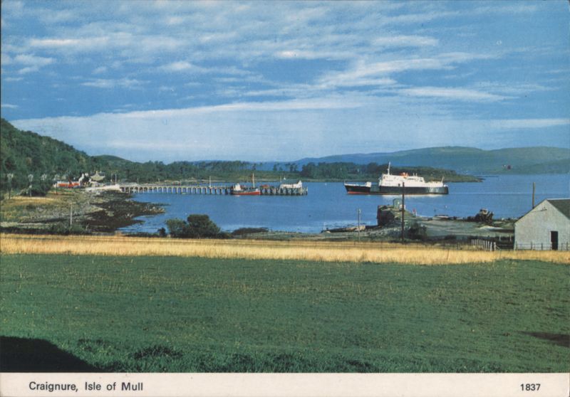 Craignure Pier and Ferry, Isle of Mull Scotland