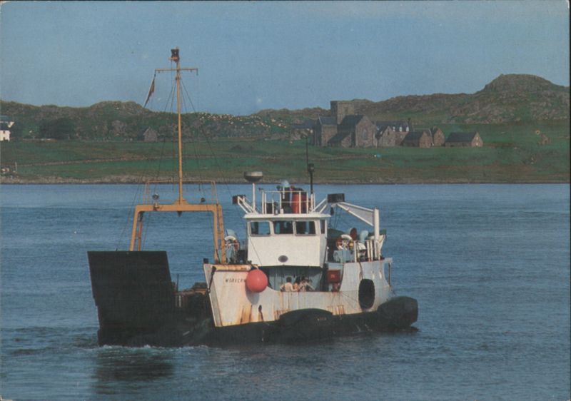 Fionnphort to Iona Ferry Morvern and Iona Abbey Isle of Iona Scotland