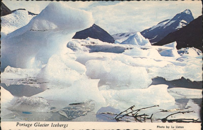 Portage Glacier Icebergs, Seward Highway Anchorage Alaska