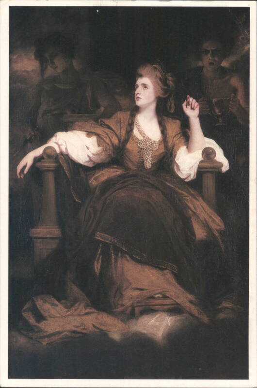Sarah Siddons as the Tragic Muse by Sir Joshua Reynolds