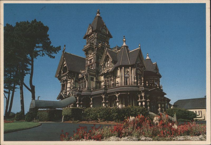 Carson Mansion, Queen Anne Victorian Architecture Eureka California