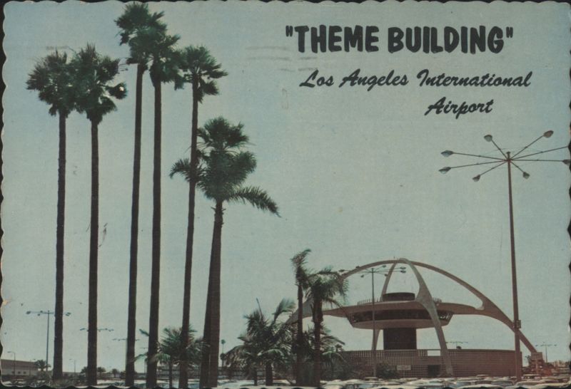 Theme Building at Los Angeles International Airport California