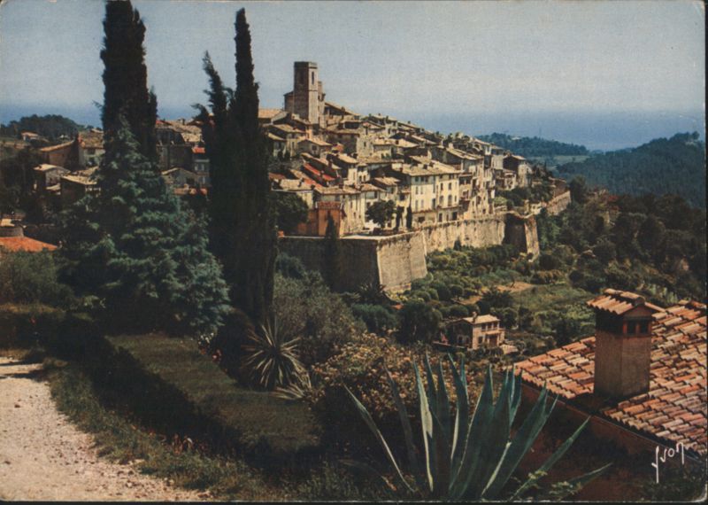General View of Saint-Paul, Alpes-Maritimes France
