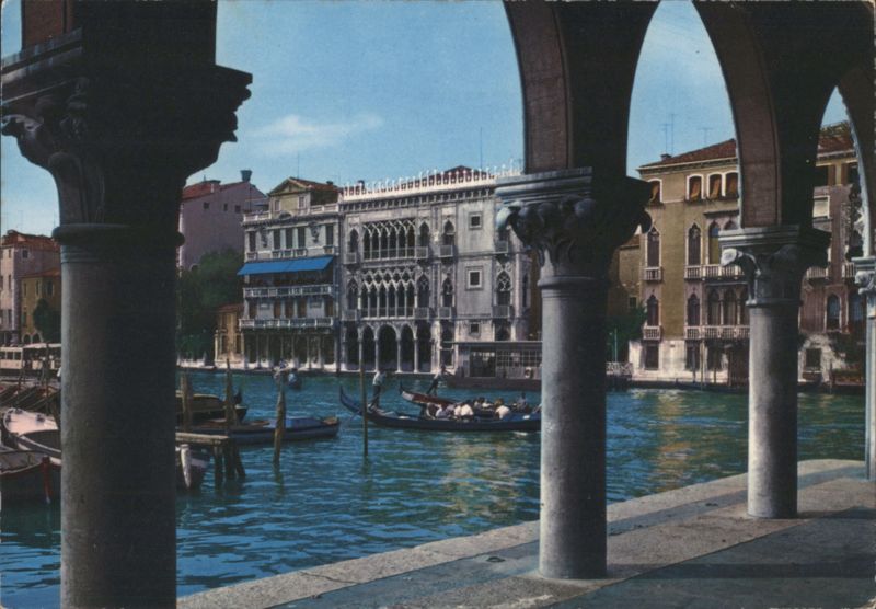 Ca' d'Oro on the Grand Canal Venice Italy