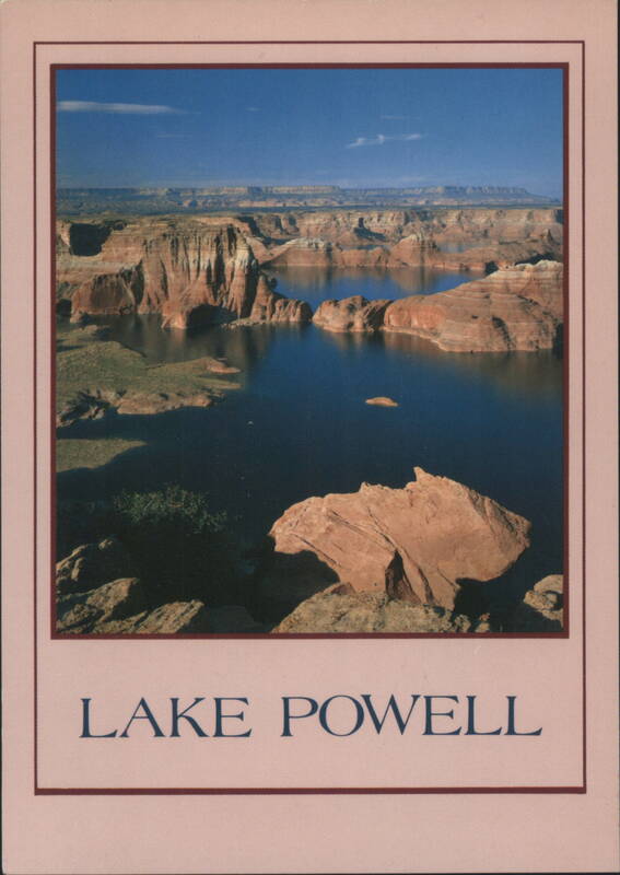 Lake Powell Scenic View with Red Rock Formations Ron Thomas