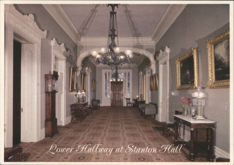 Lower Hallway at Stanton Hall Natchez Mississippi Hubert A. Lowman