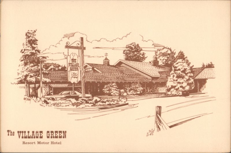 The Village Green Resort Motor Hotel Cottage Grove Oregon