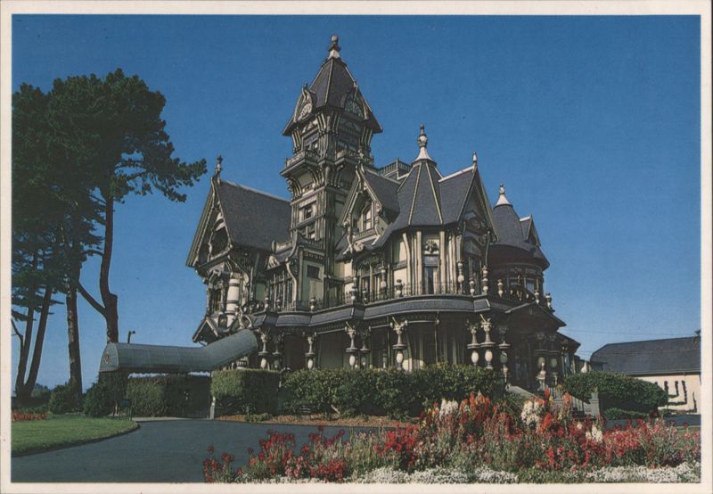 Carson Mansion, Queen Anne Victorian Architecture Eureka California