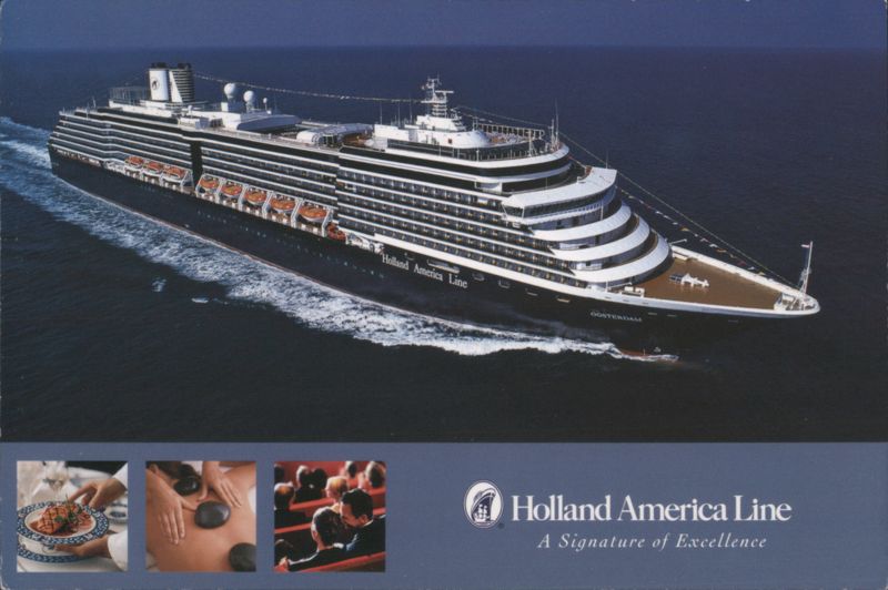 Holland America Line MS Oosterdam Cruise Ship Cruise Ships