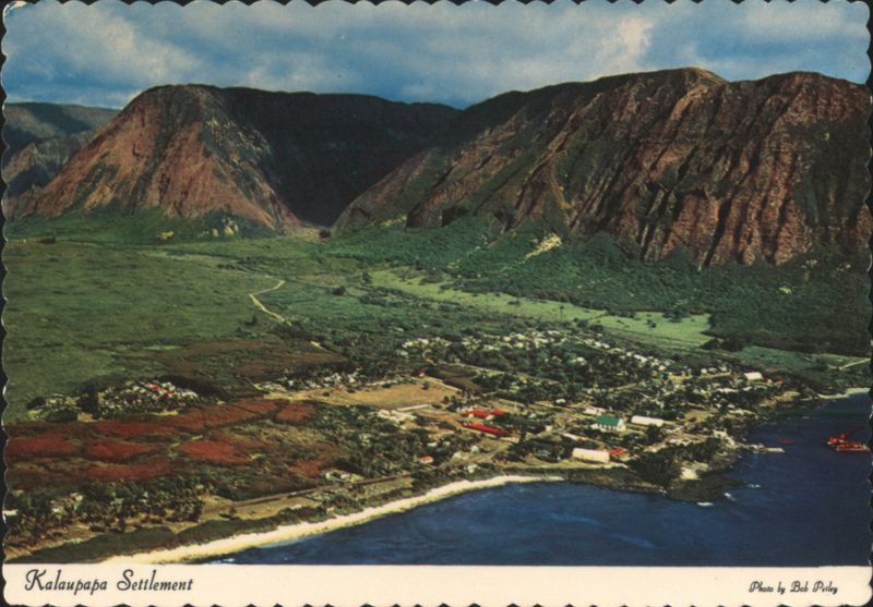 Kalaupapa Settlement Aerial View, Molokai Hawaii Bob Petley