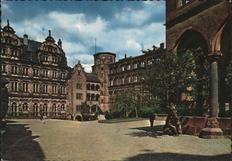 Schloßhof, Heidelberg Castle Courtyard Germany
