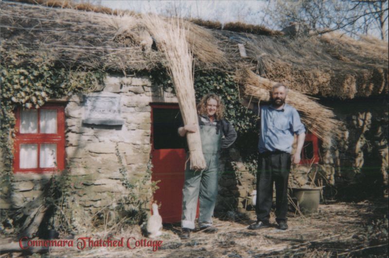 Thatching Mike Joyce's 200-Year-Old Connemara Cottage Letterfrack Ireland