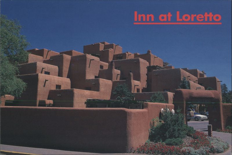 Inn at Loretto, Pueblo Style Architecture Santa Fe New Mexico