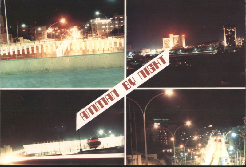 Amman by Night Multi-View City Scenes Jordan Anton Fattaleh