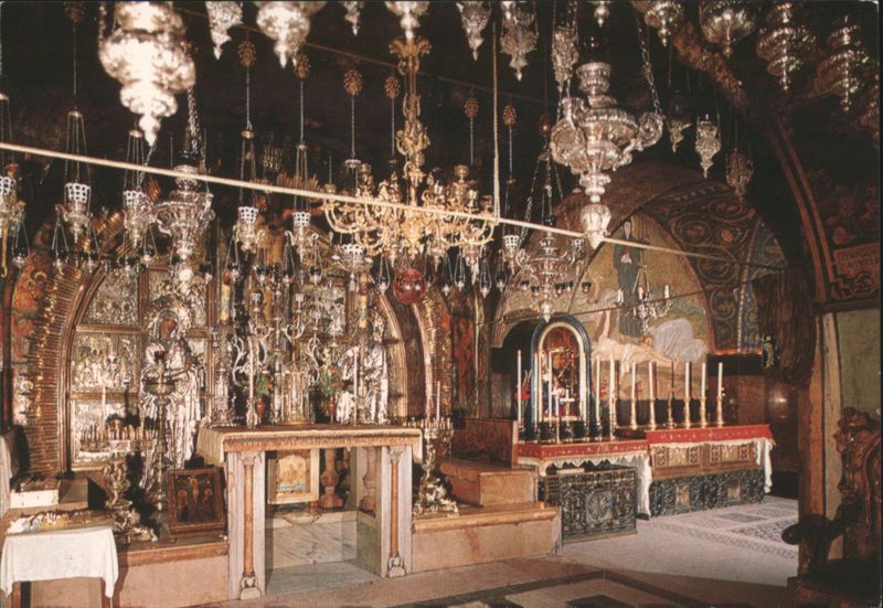 Church of the Holy Sepulchre, Calvary Altar Jerusalem Israel
