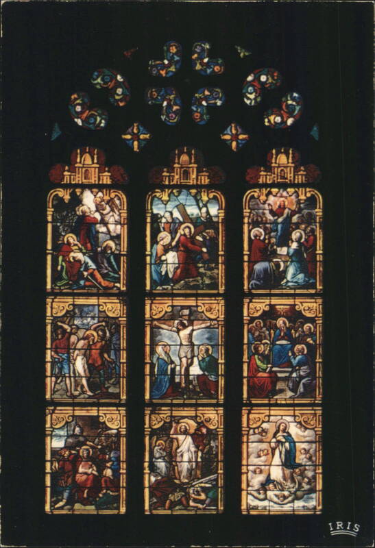 Stained Glass Detail, Notre-Dame-la-Grande Poitiers France