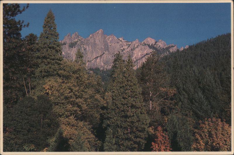 Castle Crags State Park Autumn View California Trudy Vaughan