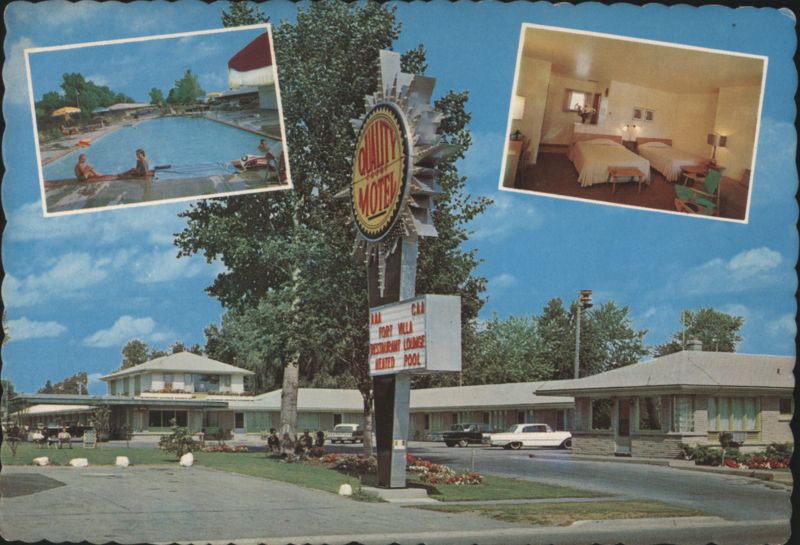 Quality Courts Motel Fort Villa, Exterior and Interior Views Fort Erie ON Canada