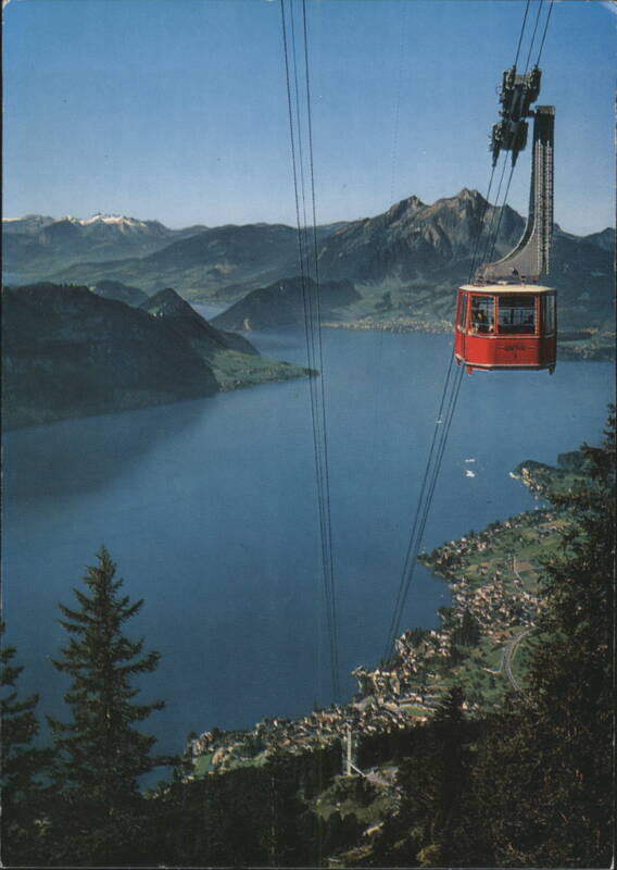 Luftseilbahn Weggis—Rigi Kaltbad, Lake Lucerne & Pilatus Switzerland