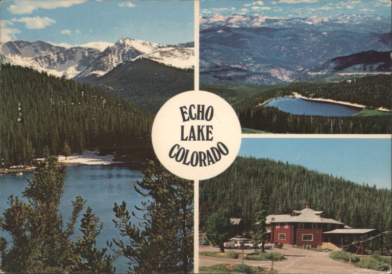 Echo Lake and Echo Lake Lodge, Mt. Evans Road Colorado