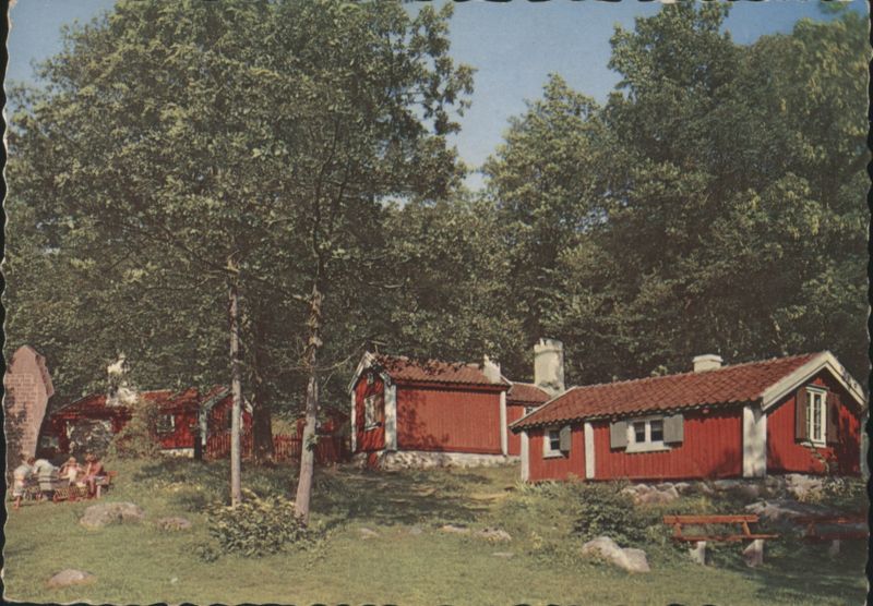Båtsmansstugorna and Bautastenen, Vämöparken Karlskrona Sweden