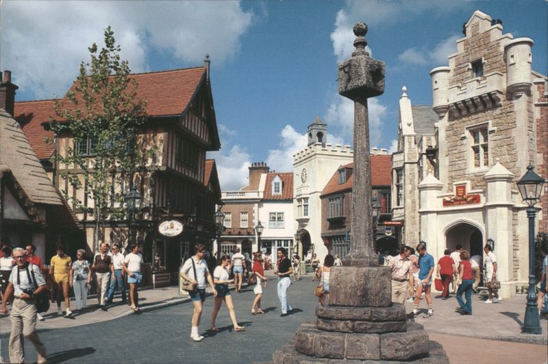 United Kingdom Pavilion Street Scene, EPCOT Center Lake Buena Vista Florida