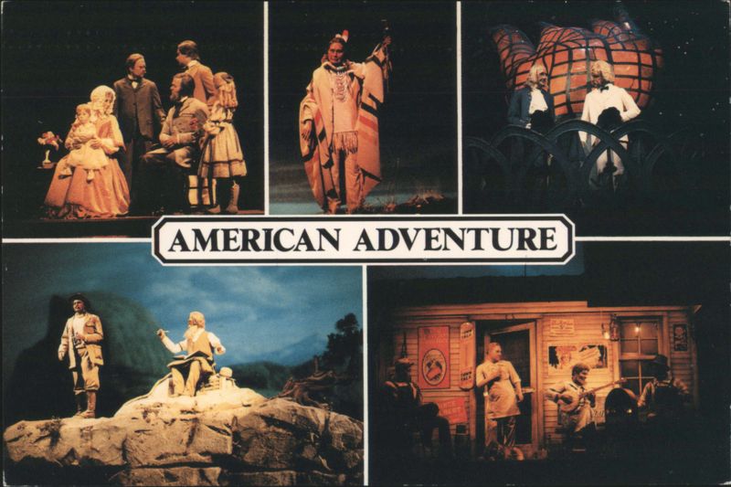 The American Adventure Historic Scenes, EPCOT Center Lake Buena Vista Florida