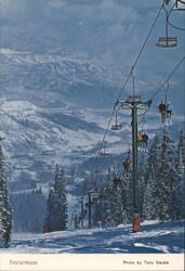 Sam's Knob Lift at Snowmass Postcard
