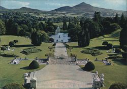 Italian Gardens at Powerscourt House & Sugar Loaf Mountain Postcard