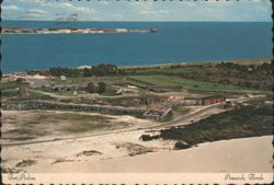 Aerial View of Fort Pickens on Santa Rosa Island Postcard