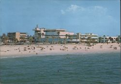 Port Vue and Quality Inn at Clearwater Beach Postcard