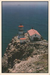 Point Reyes Lighthouse on North Coast Highway 1 Postcard