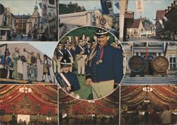 Kulmbach Beer Week Scenes and Plassenburg Castle Postcard