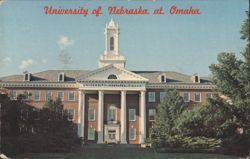 University of Nebraska at Omaha Main Building Postcard