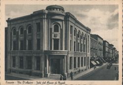 Sede del Banco di Napoli, Via D'Aquino Postcard