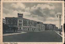 Viale Virgilio and Historic Architecture Postcard
