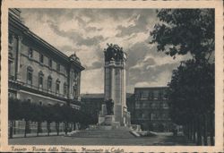 Piazza della Vittoria and Monumento ai Caduti Postcard