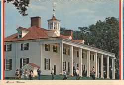 East Front of Mount Vernon, George Washington's Home Postcard