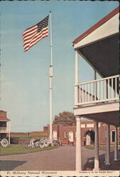 Ft. McHenry National Monument, Star Spangled Banner Site Postcard
